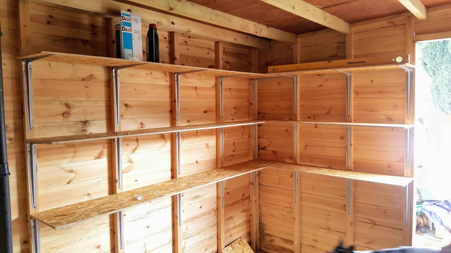 Top 5 Tips for Shelving Your New Wooden Garden Shed