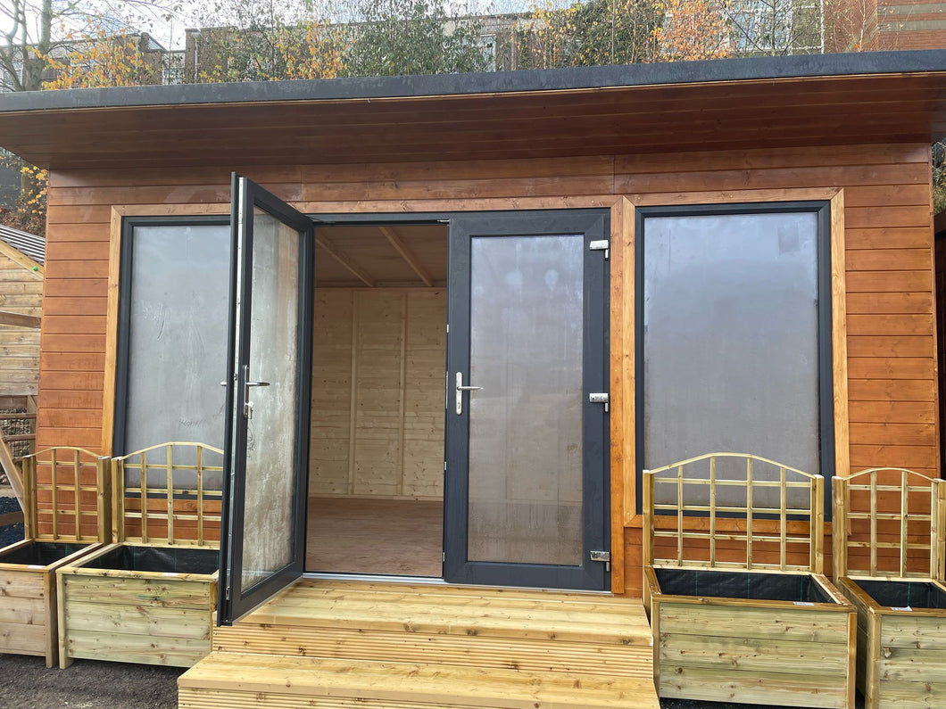 Garden Room 19mm T&G with PVC windows and doors