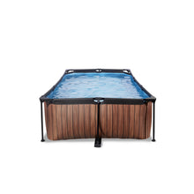 Load image into Gallery viewer, EXIT Wood pool with filter pump - brown
