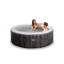 Load image into Gallery viewer, EXIT Wood Deluxe Spa ø204x65cm 1200 L Capacity Outdoor Hot Tub- Dark Grey
