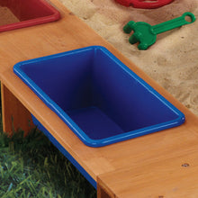 Load image into Gallery viewer, Outdoor Sandbox with Canopy - Navy &amp; White
